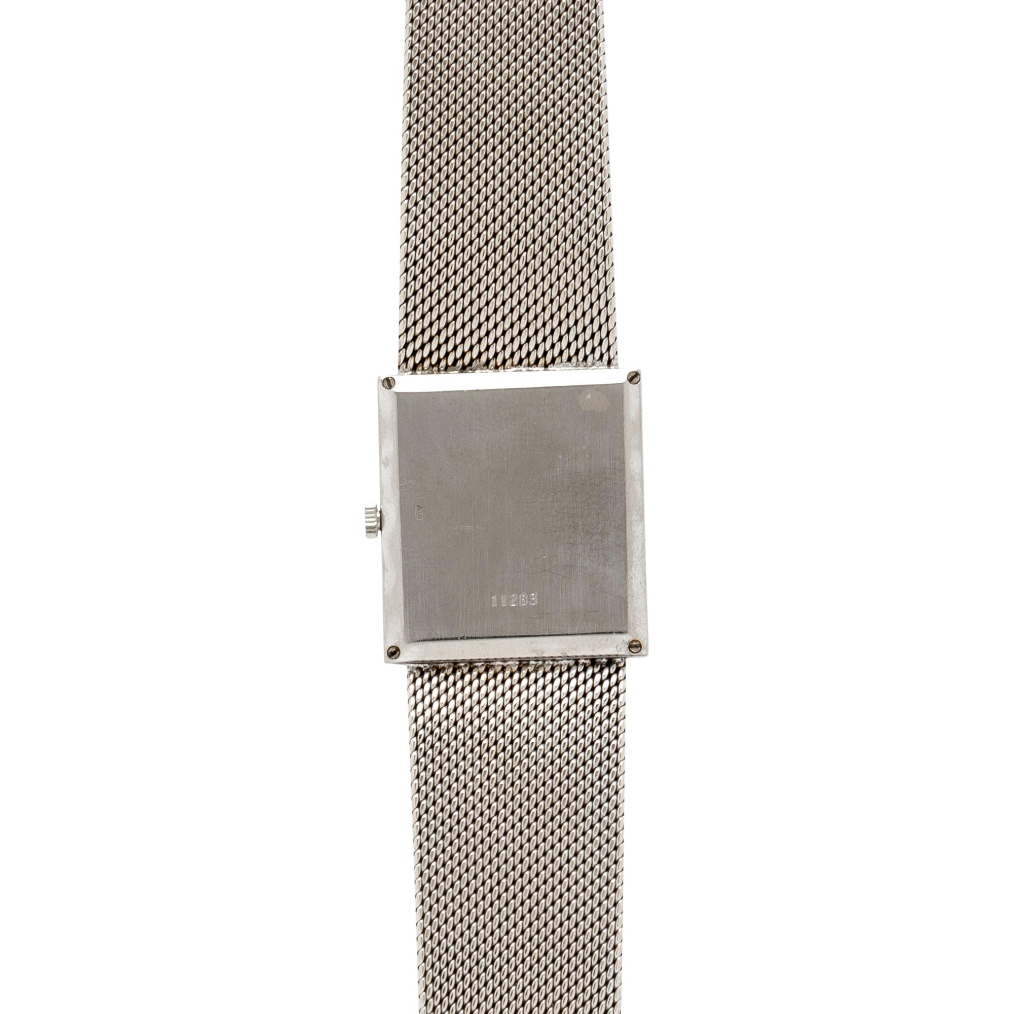 CHATELAIN FOR FÜRST, WHITE GOLD WATCH