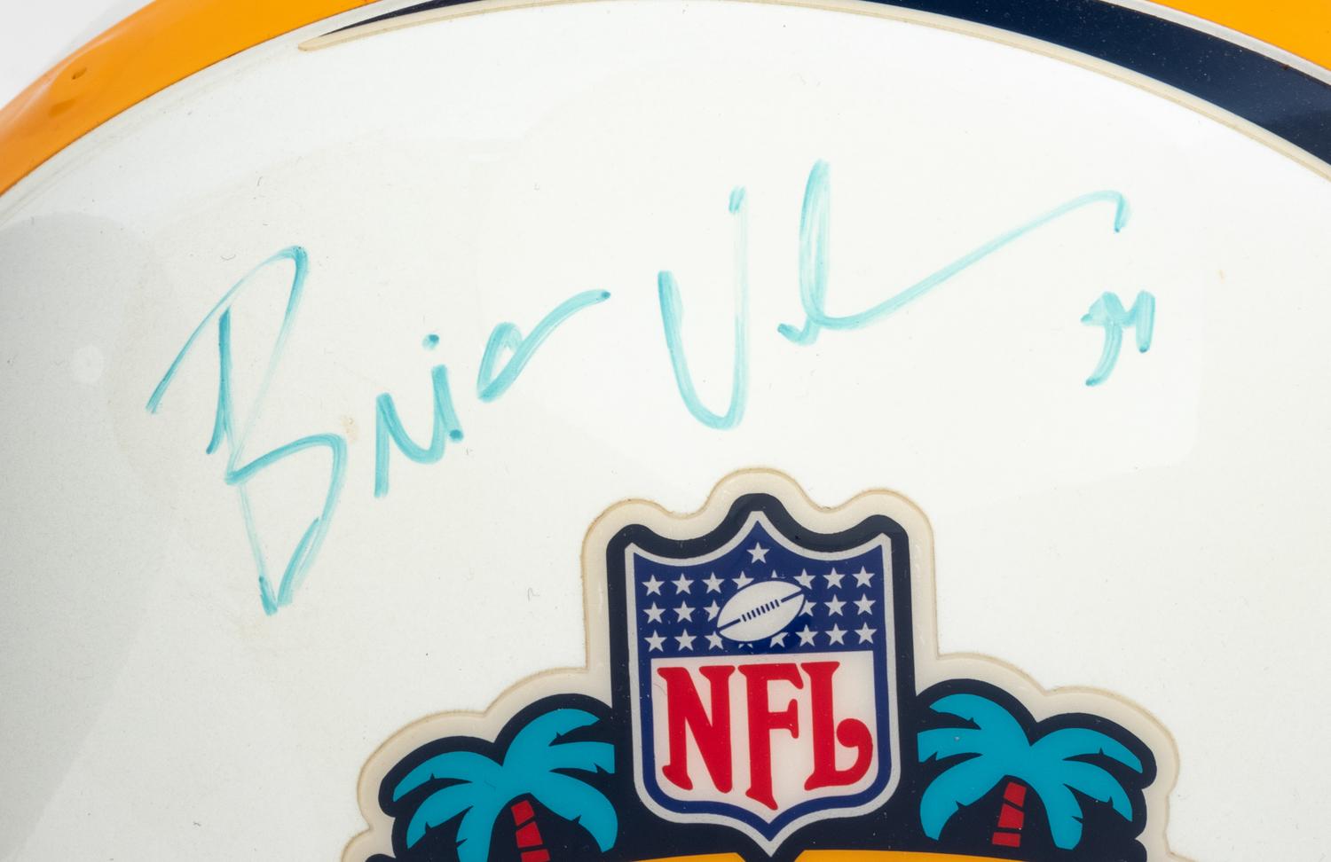 A Group of Four Brian Urlacher Signed Autograph Items (Beckett Authentication Services BAS Certified),
