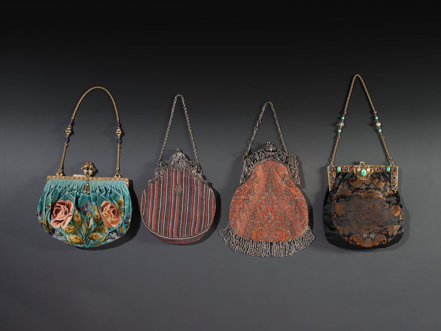 Four Victorian Handbags