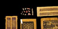 Twelve Coptic Wool, Linen, and Silk Textile Fragments