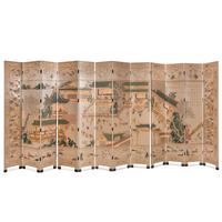 A Chinese Style Twelve-Panel Floor Screen