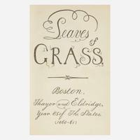 [Literature] Whitman, Walt Leaves of Grass