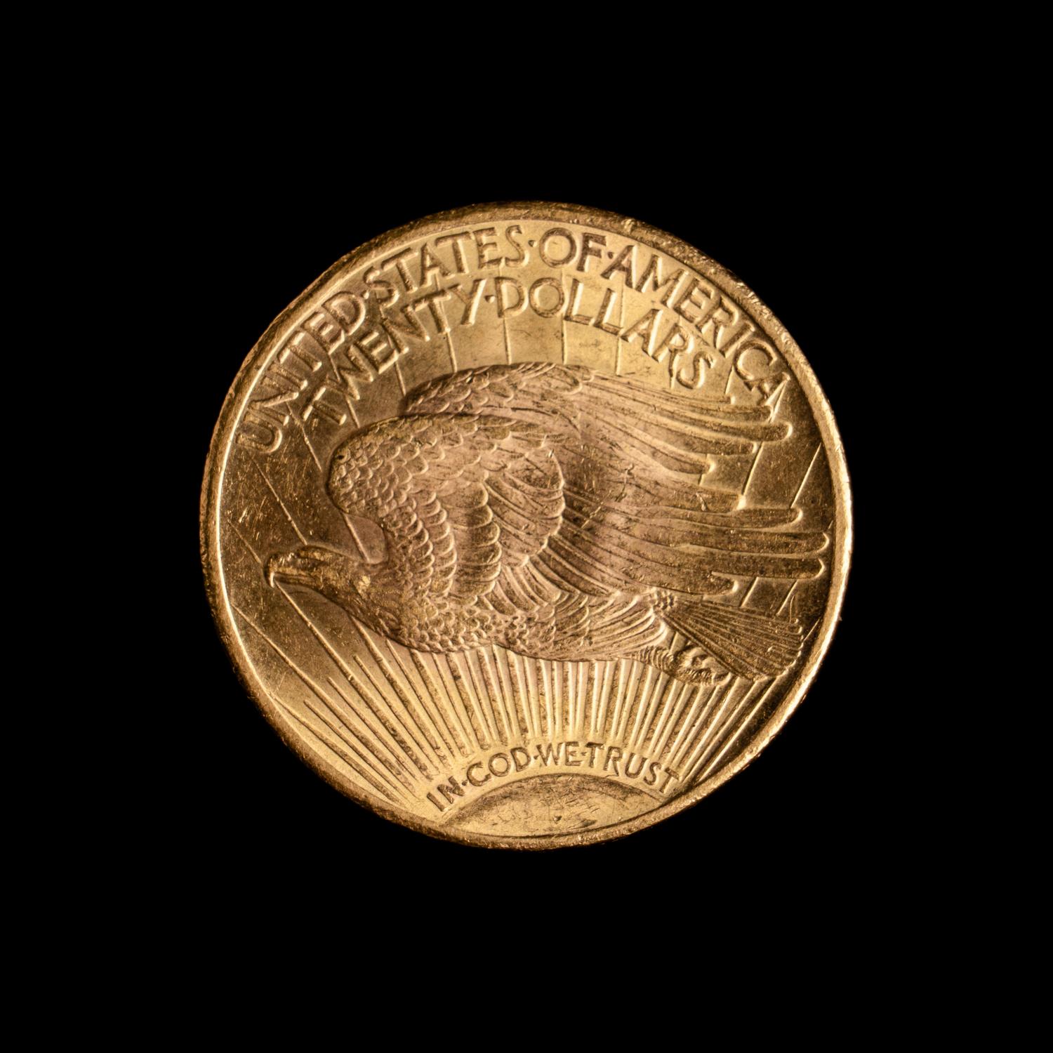 A 1924 Saint Gaudens $20 Gold Coin