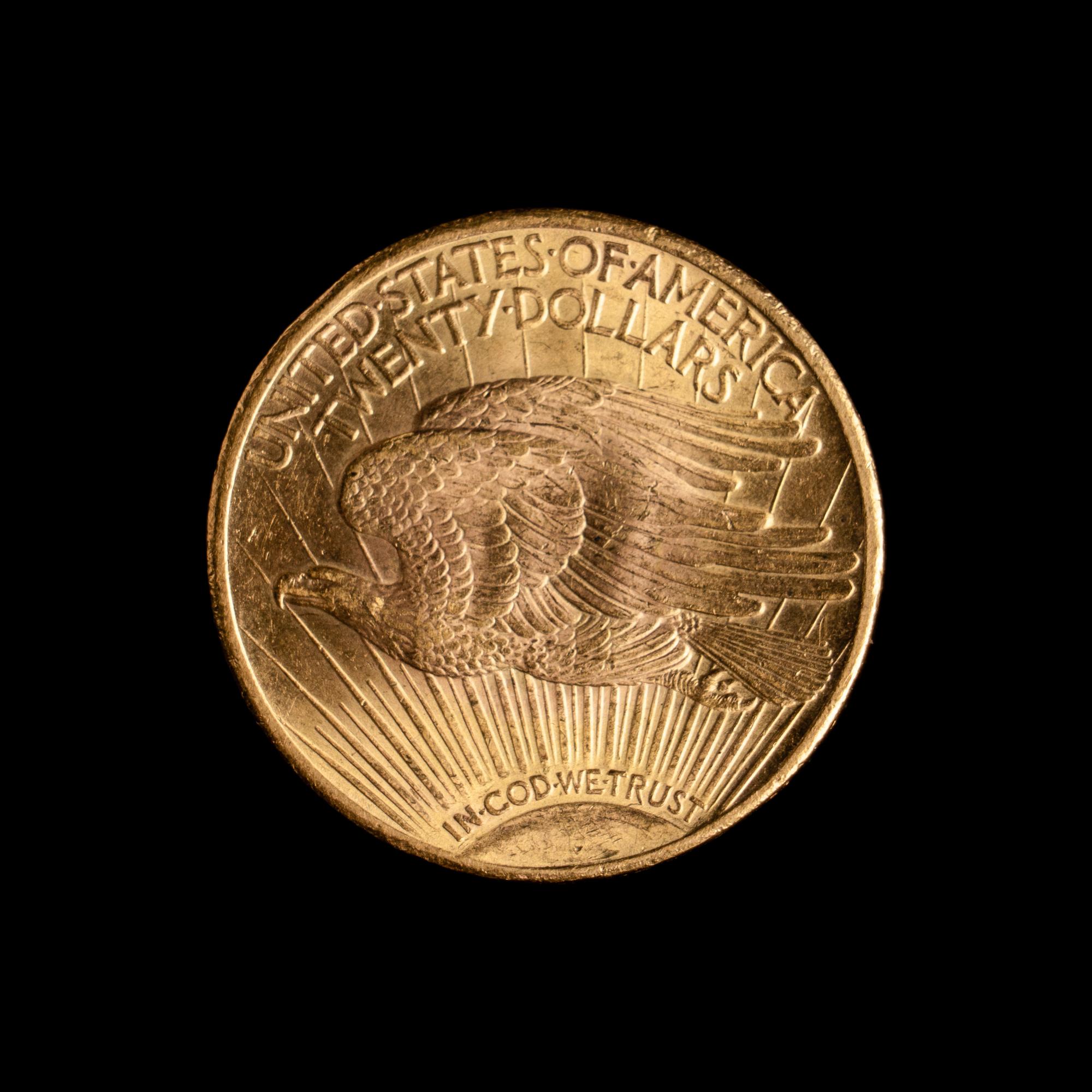 A 1924 Saint Gaudens $20 Gold Coin