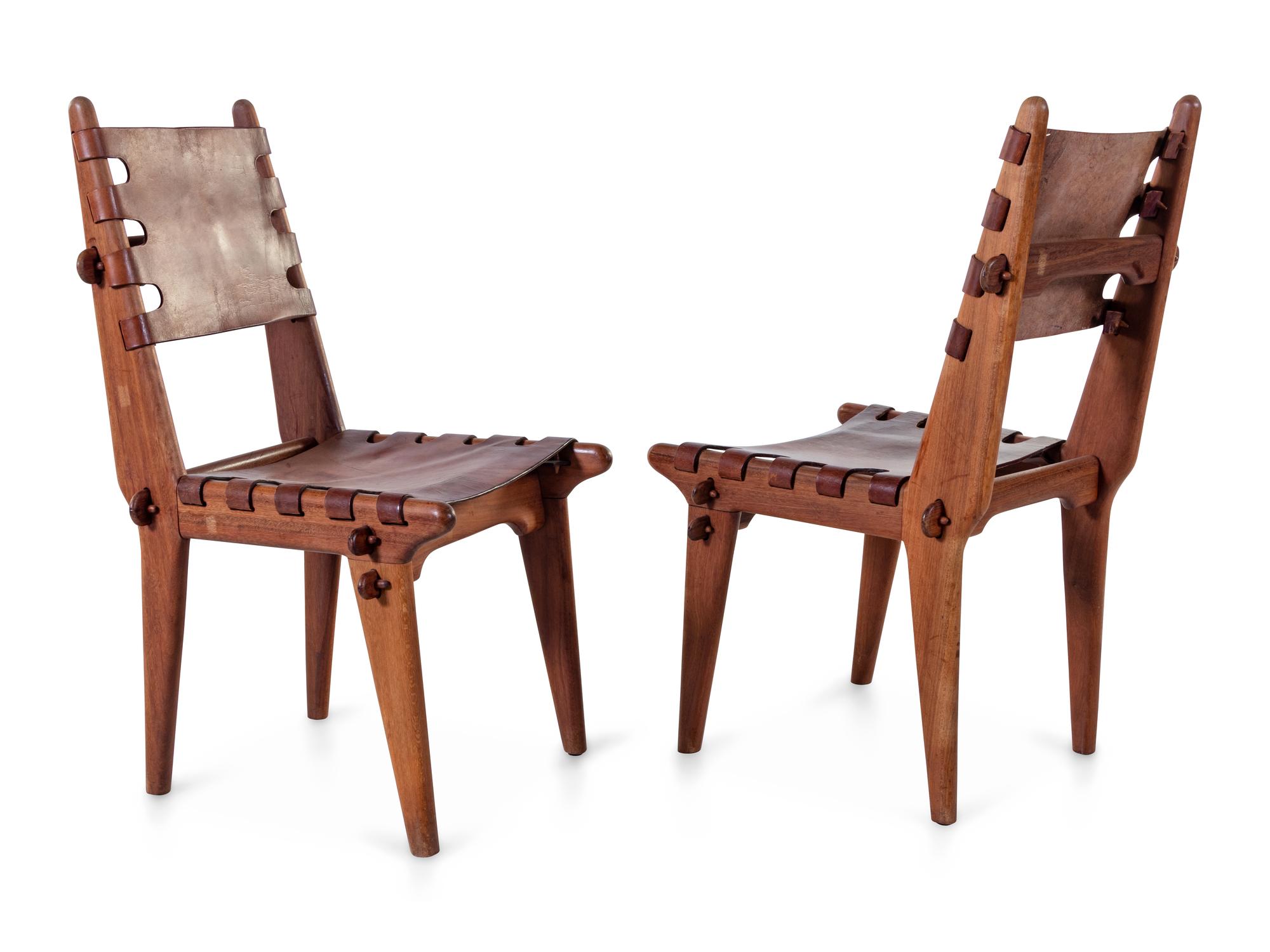 Set of Six Dining Chairs Muebles de Estillo, Ecuadorian