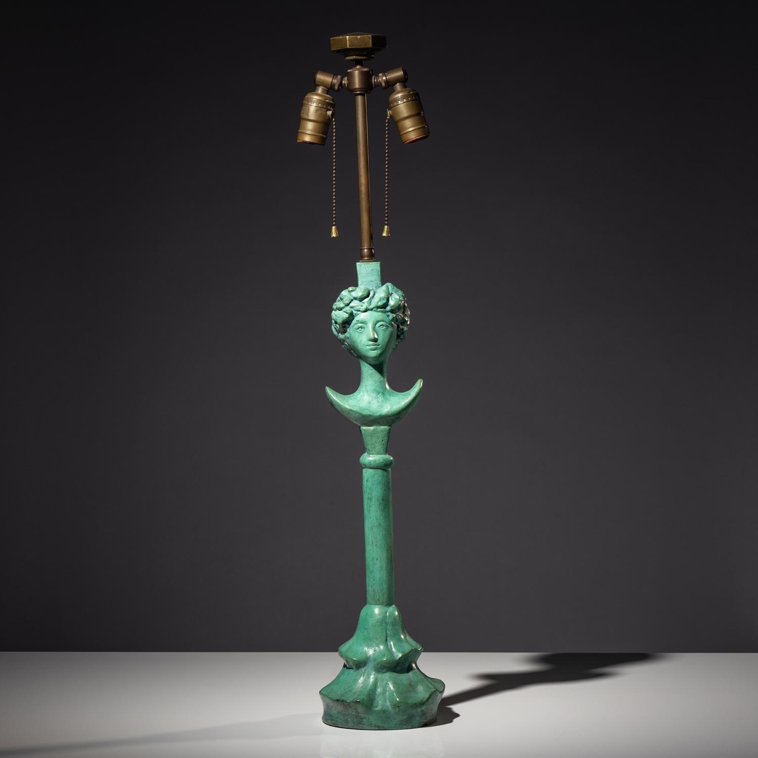 Tête de Femme table lamp