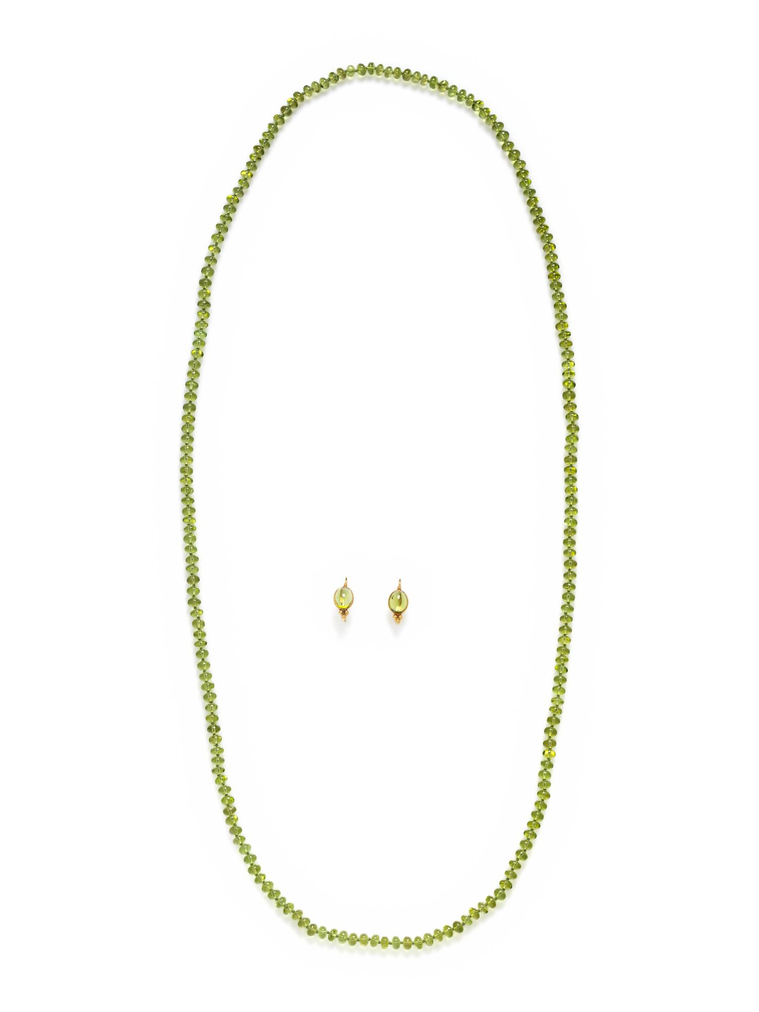 COLLECTION OF PERIDOT JEWELRY