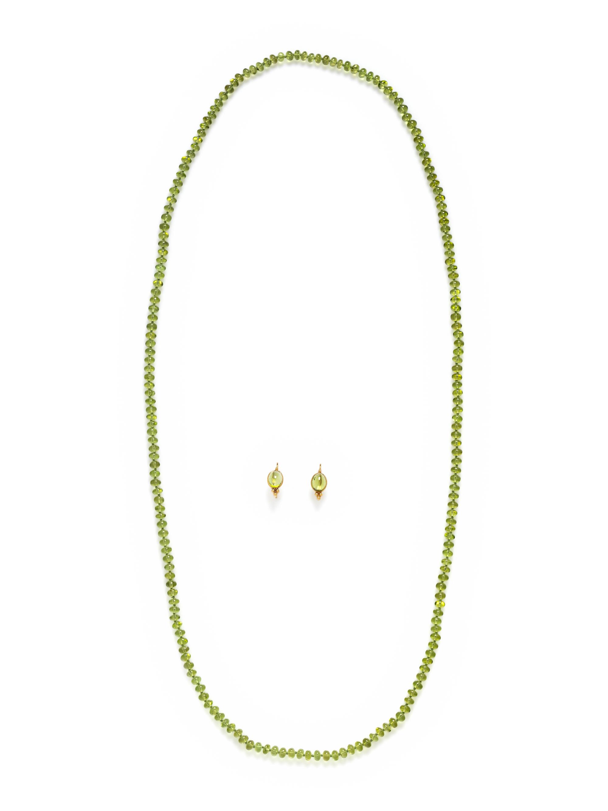 COLLECTION OF PERIDOT JEWELRY