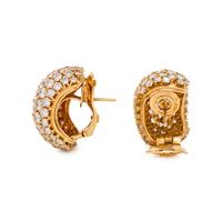 VAN CLEEF & ARPELS, DIAMOND EARCLIPS