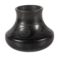Blackware Pottery Jar