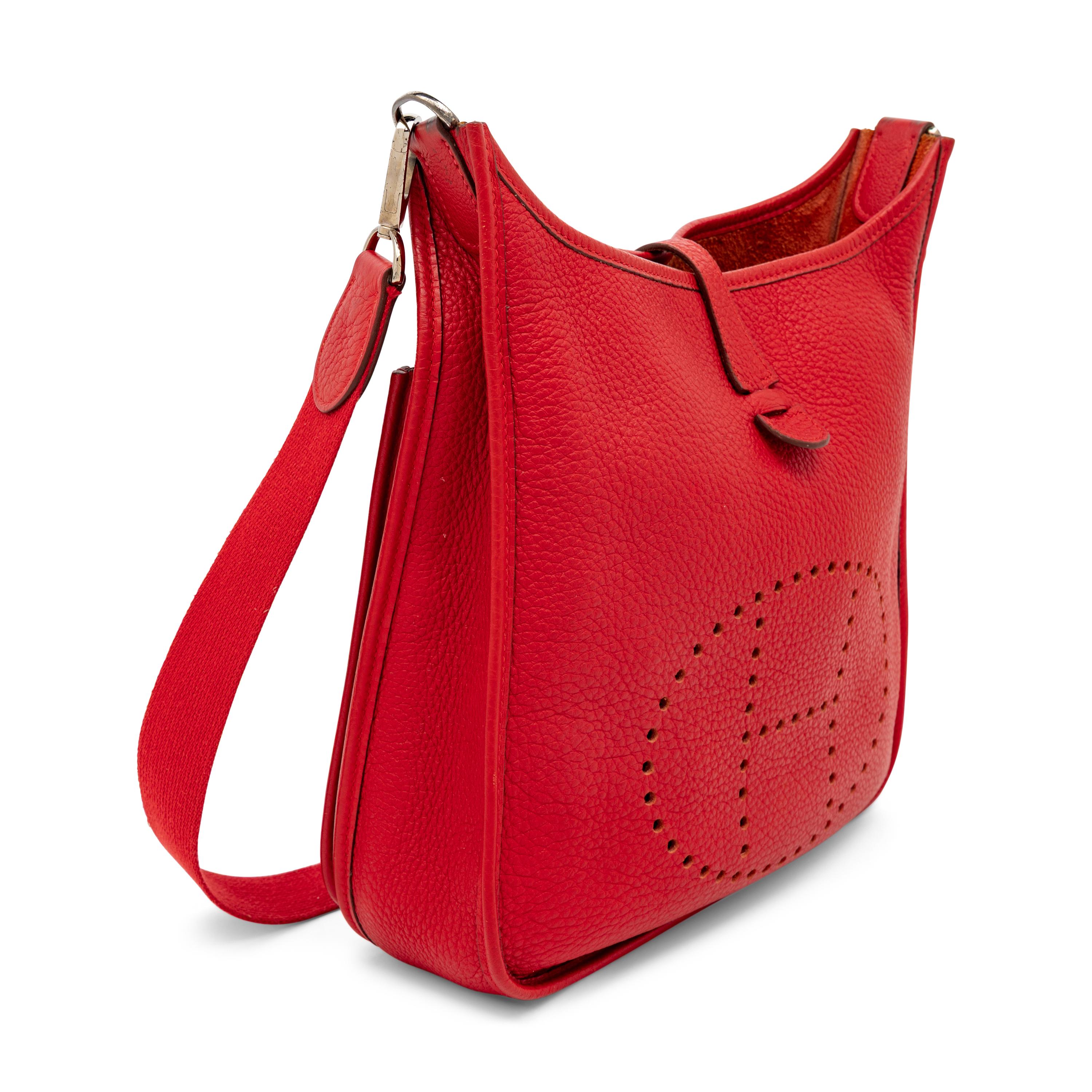 Hermès, Evelyne PM in Rouge Garance Clemence
