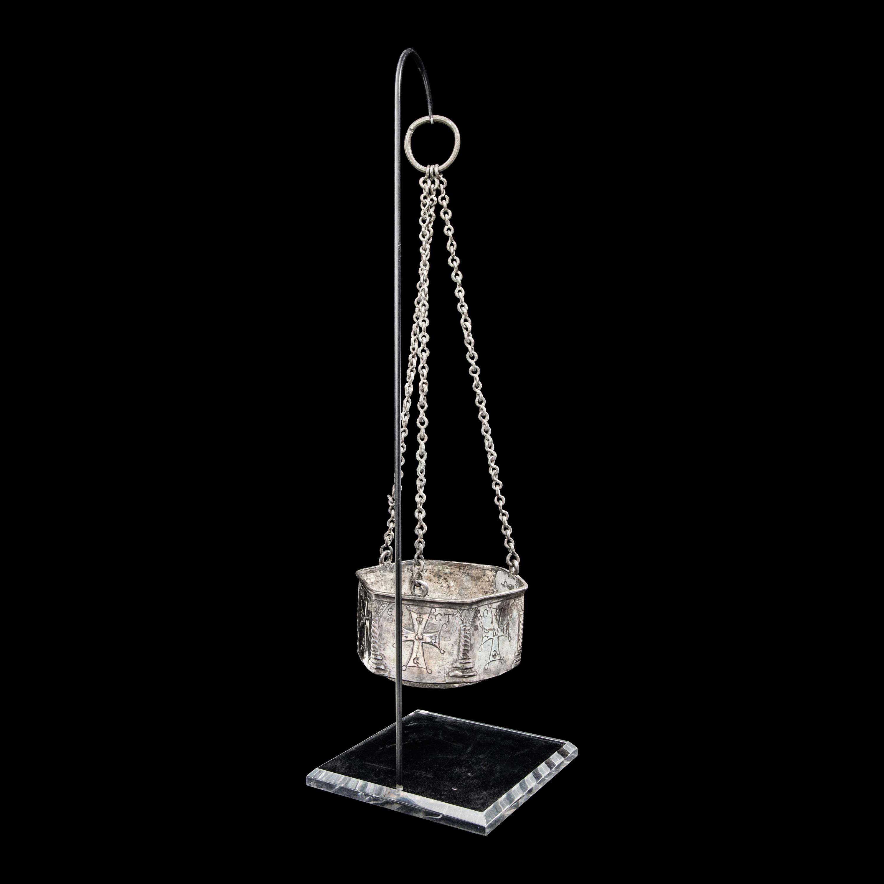 A Byzantine Silver Censer