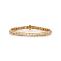 YELLOW GOLD DIAMOND BRACELET