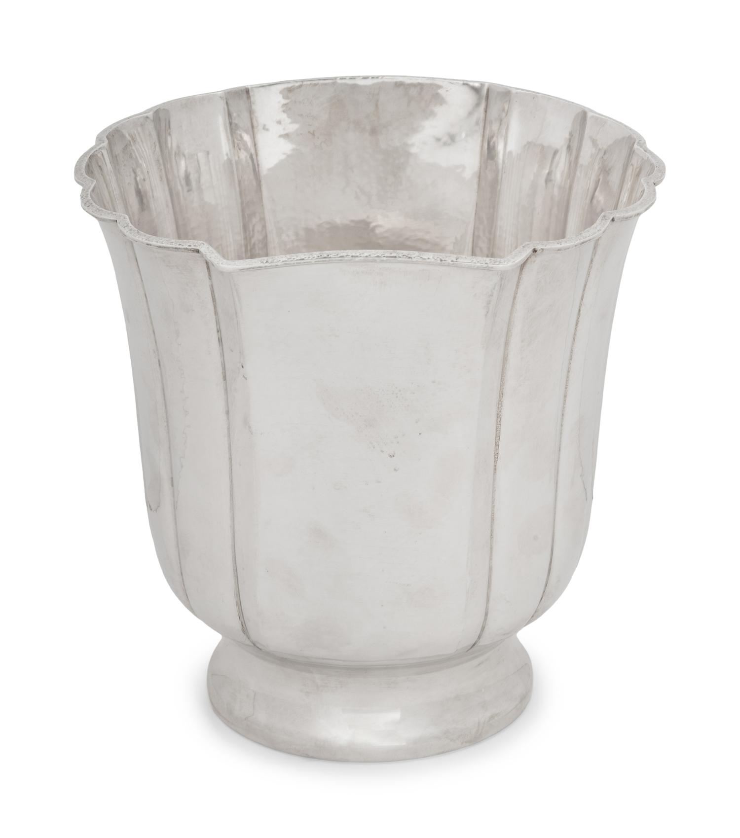 A Buccellati Silver Vase