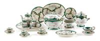 A Porcelain Dinner Service Diameter of charger 1 3/8 inches.