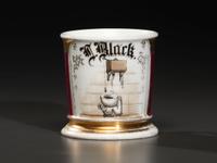 A Plumber's Porcelain Occupational Shaving Mug