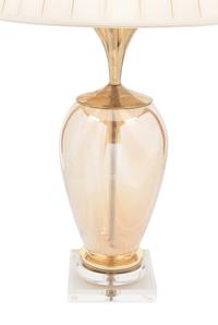 A Pair of Italian Blown Glass Table Lamps