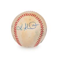 An Atlanta Braves Pitchers Signed Autograph Baseball (Beckett Authentication Services)
