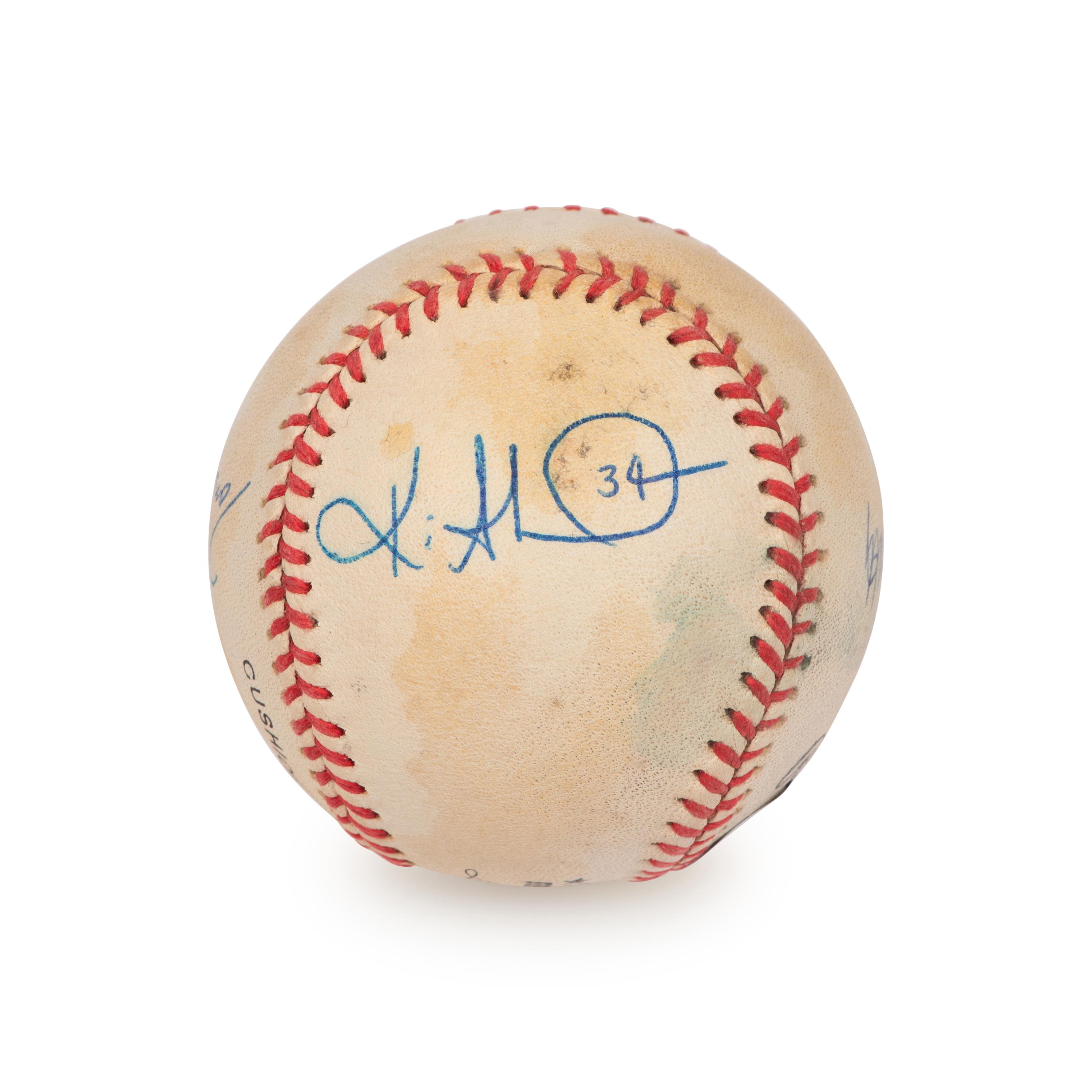 An Atlanta Braves Pitchers Signed Autograph Baseball (Beckett Authentication Services)