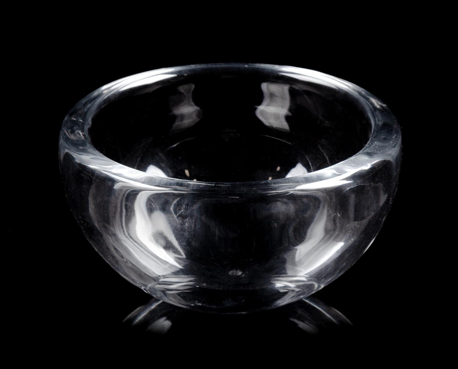 A Baccarat Glass Bowl Diameter 7 inches. — 20TH CENTURY