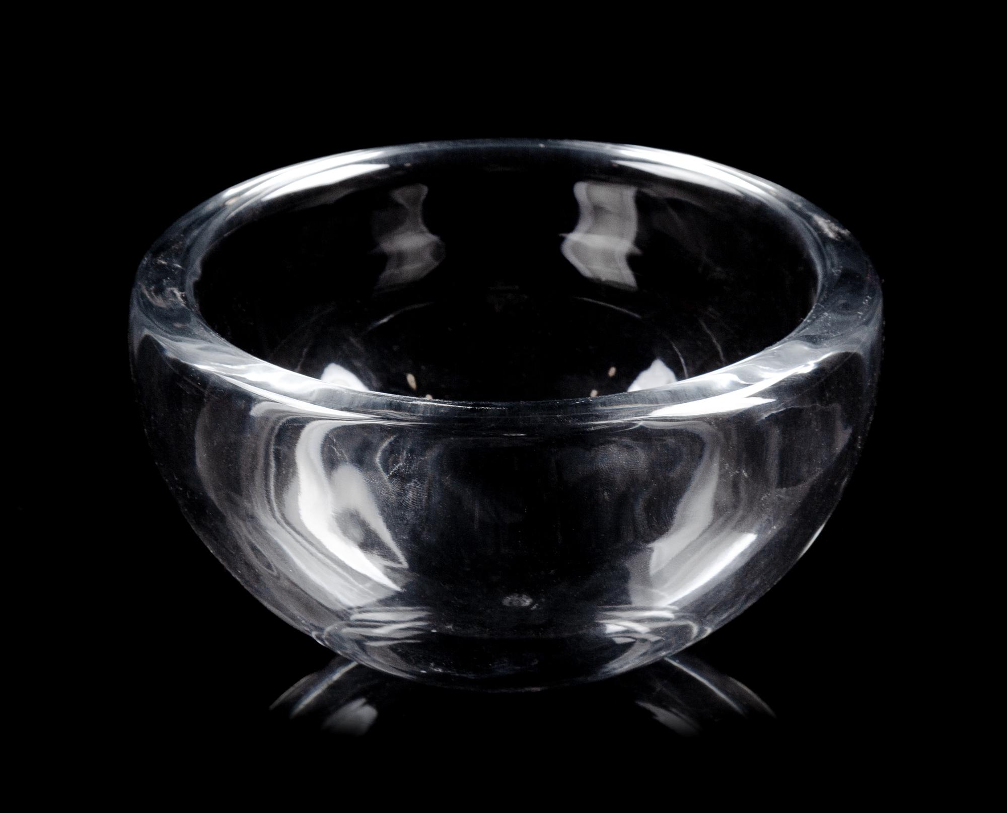 A Baccarat Glass Bowl Diameter 7 inches. — 20TH CENTURY