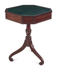 A Regency Style Mahogany Small Writing Table