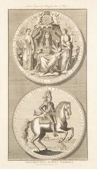A Group of Six Framed Black and White Engravings of Famous British Figures