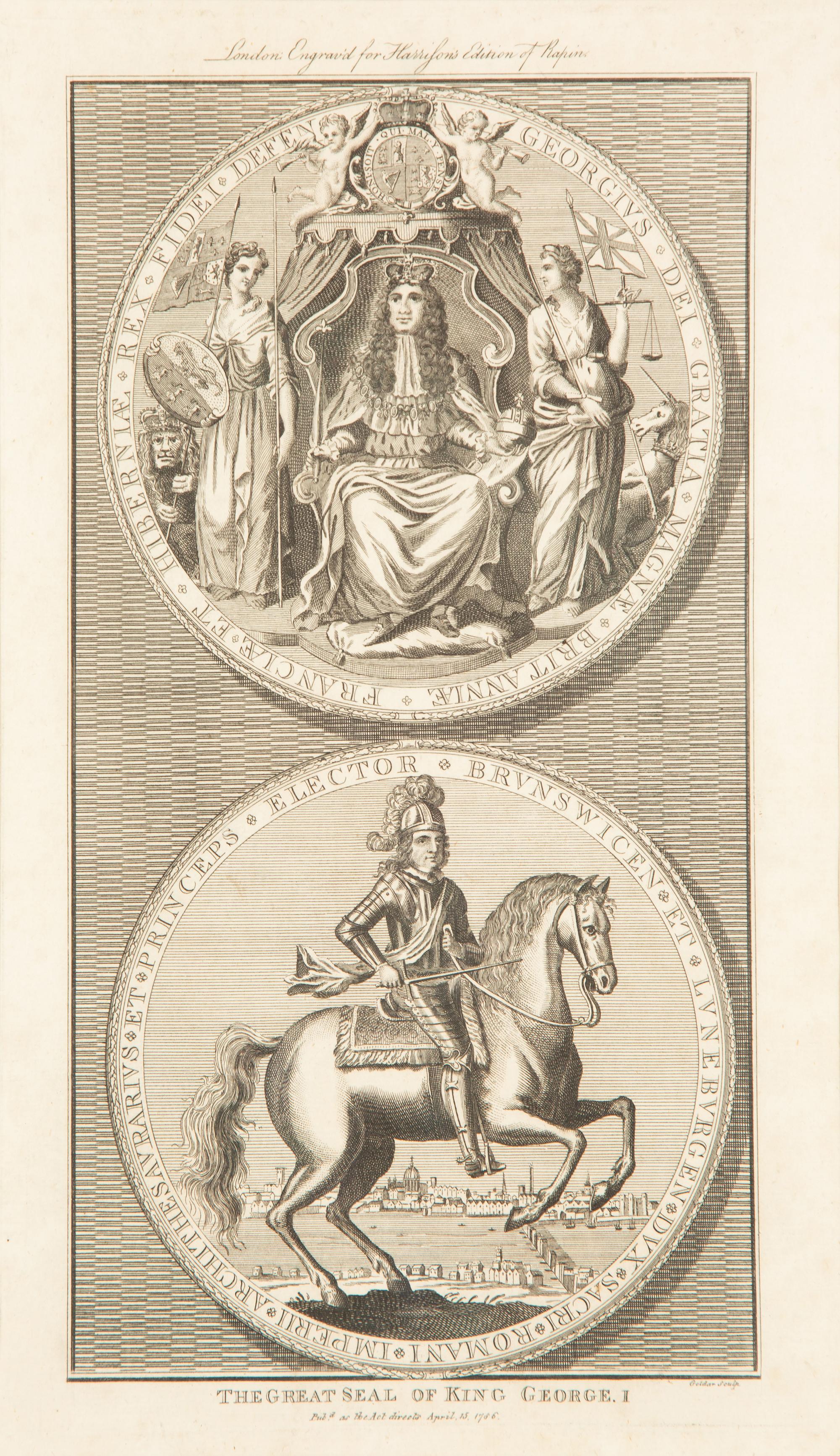 A Group of Six Framed Black and White Engravings of Famous British Figures