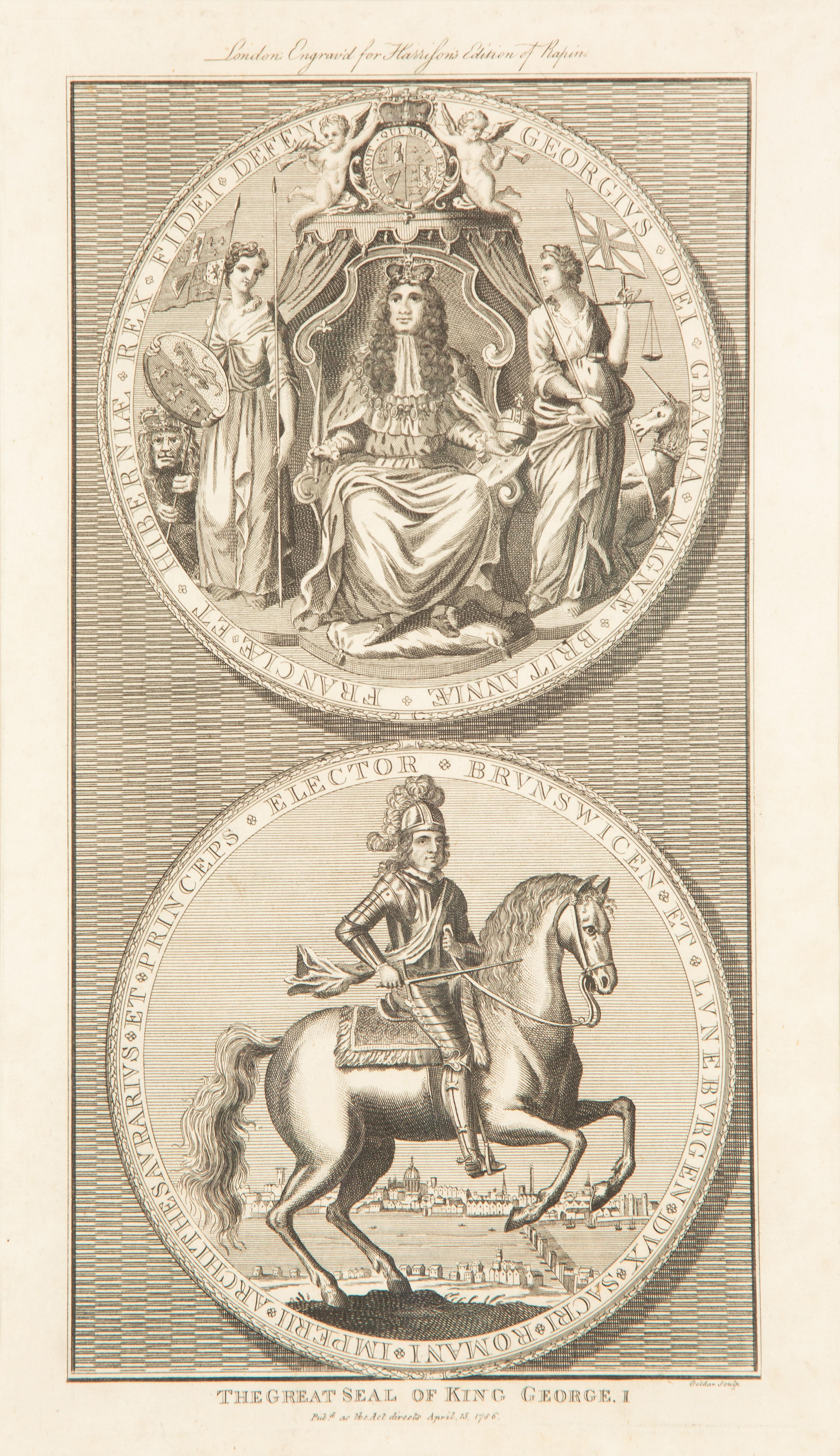 A Group of Six Framed Black and White Engravings of Famous British Figures