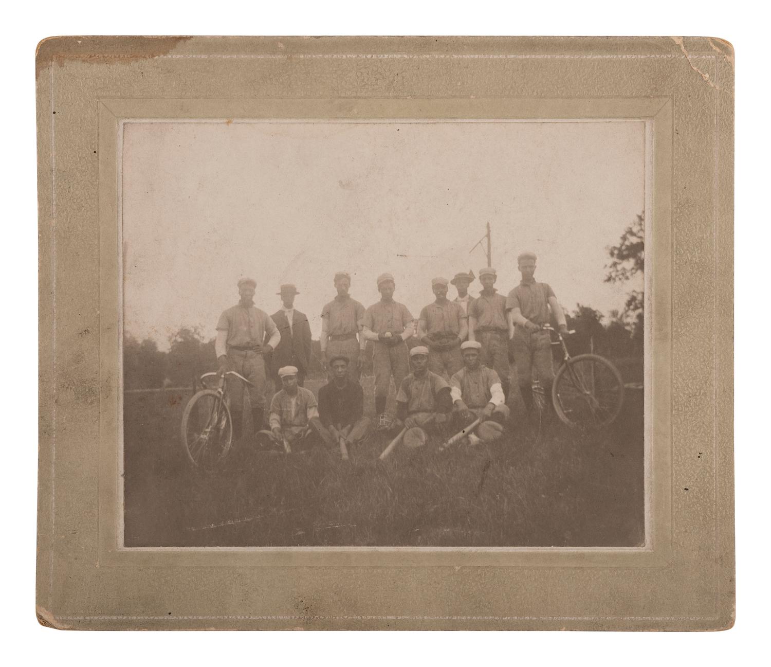 [HBCU]. Group portrait of African American baseball team, the Richmond [Indiana] "Acmes." 1900.