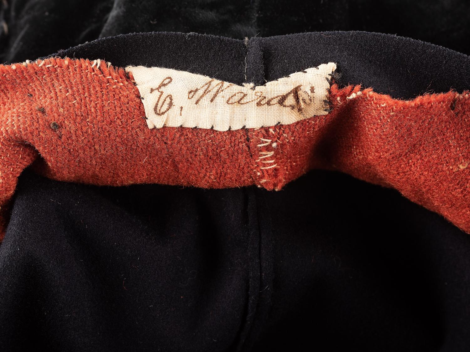 [MILITIA]. Frock coat and Model 1851 shako with original box identified to Massachusetts Militia Brigadier General Eliab Ward.