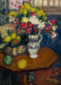 Georges D'Espagnat, (French, 1870-1950), Still Life with Vase of Flowers,