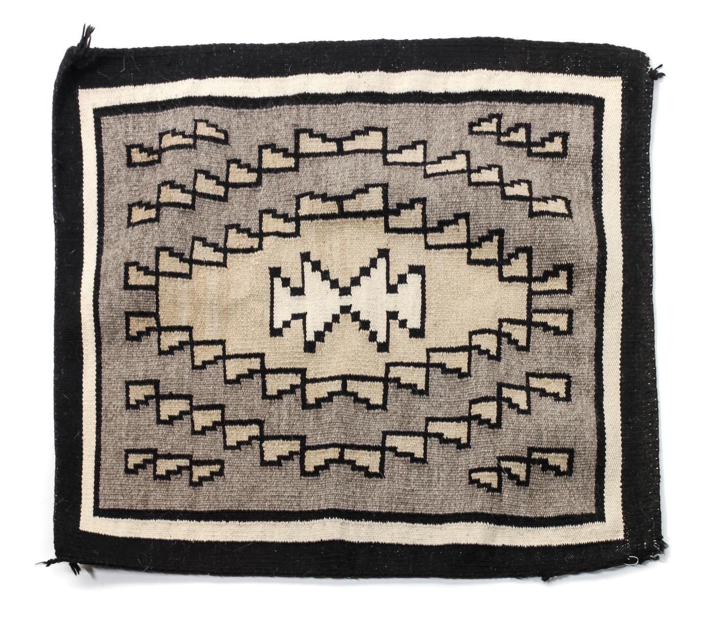 Two Navajo Weavings Larger: 35 1/4 x 37 inches