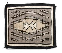 Two Navajo Weavings Larger: 35 1/4 x 37 inches