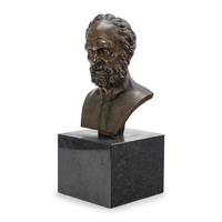An Italian Bronze Bust of Anaximander of Miletus
