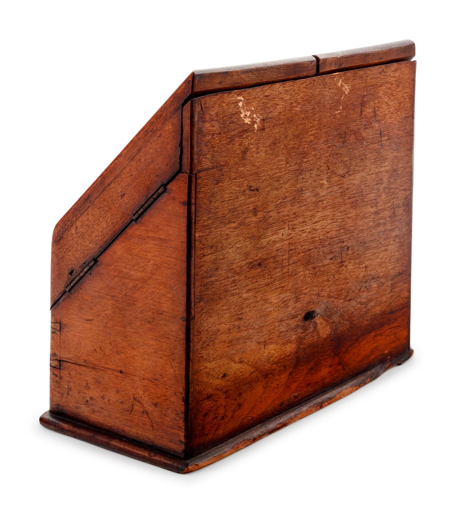 A Victorian Mahogany Letter Box