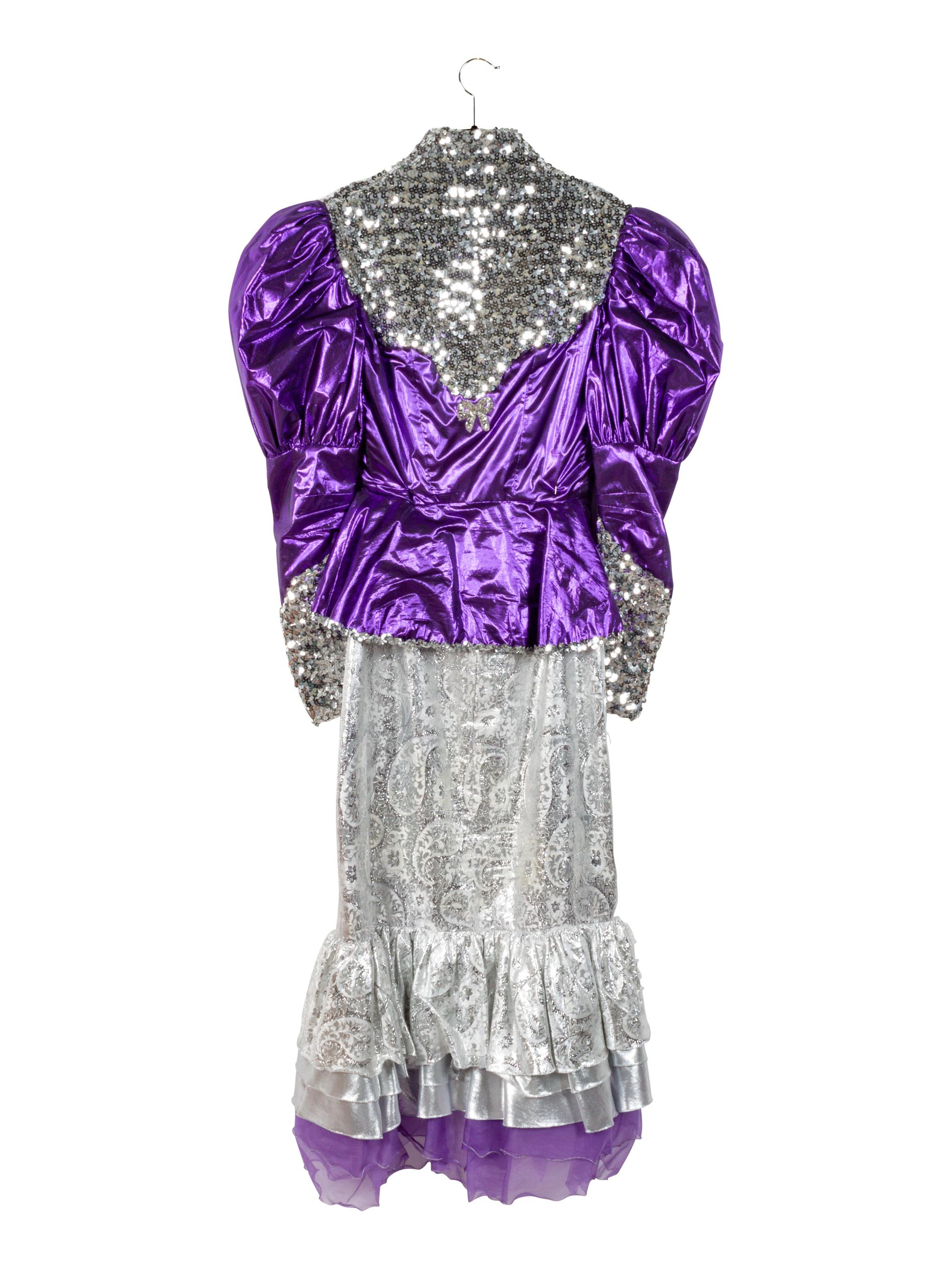 Off-white Women's Nudie-style Suit with Rhinestone and Sequin Floral Embellishments