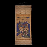 A Korean Buddhist Triad Scroll Painting, Joseon Dynasty 朝鮮佛畫