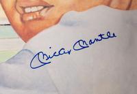 A Mickey Mantle Signed Autograph 1953 Topps Portrait by Gerry Dvorak (Beckett Authenticaton Services Letter)
