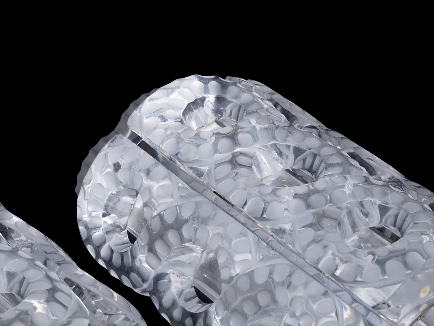 A Pair of Lalique Seville Wall Lights