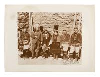GOLDBECK, E.O. Dr. and Mrs. Albert Einstein at Hopi House, Grand Canyon, AZ . 1931, printed later.