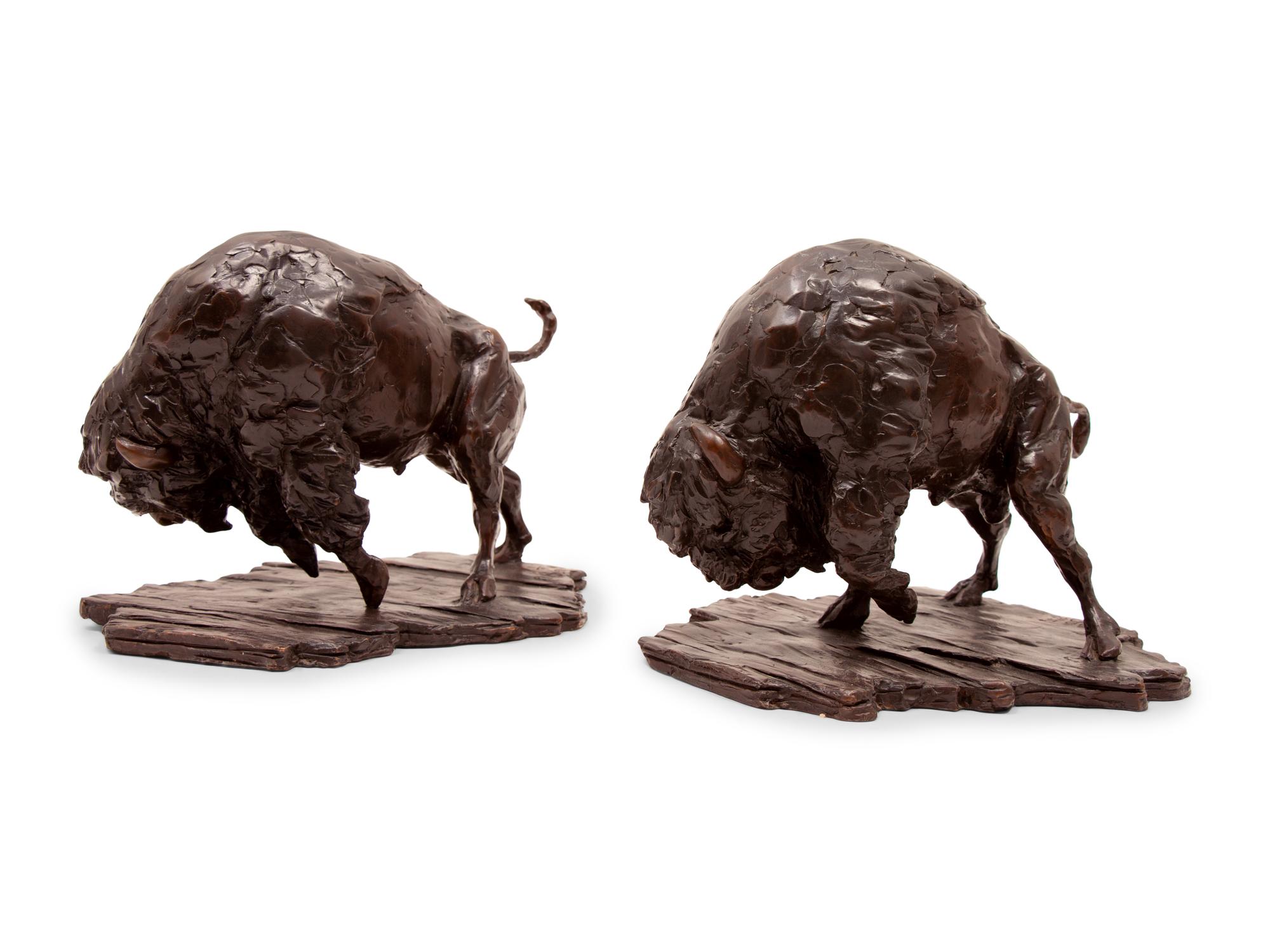 Pair, American Bison , edition 1/9