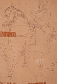 Four Indian Miniature Drawings