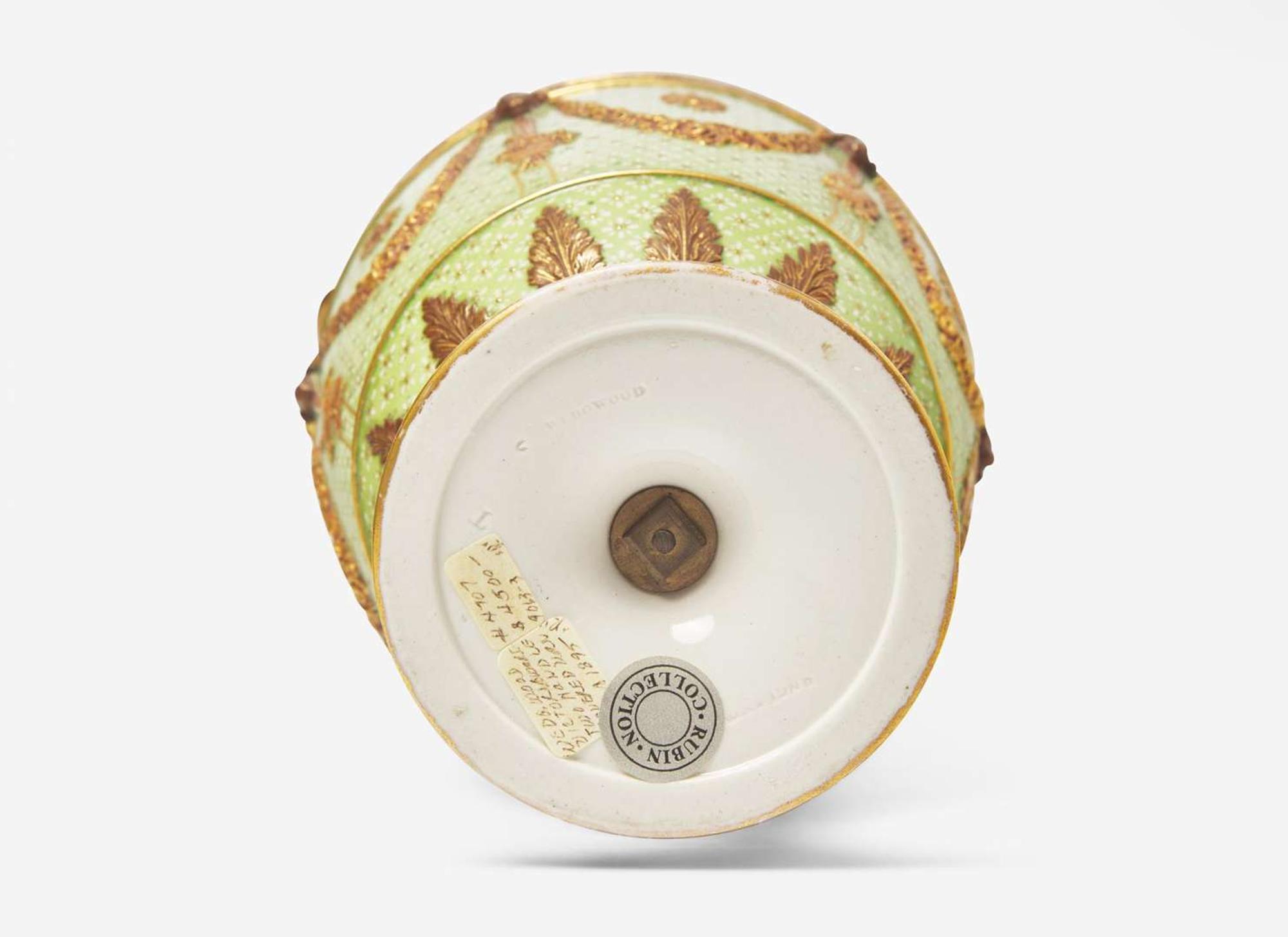 A Wedgwood Victoria Ware Covered Vase, UK, circa 1895