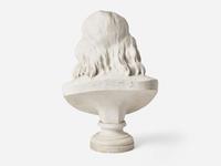 After Jean-Antoine Houdon (French, 1741-1828), Parian bust of Benjamin Franklin (1706-1790), marked Sevres, early 20th century