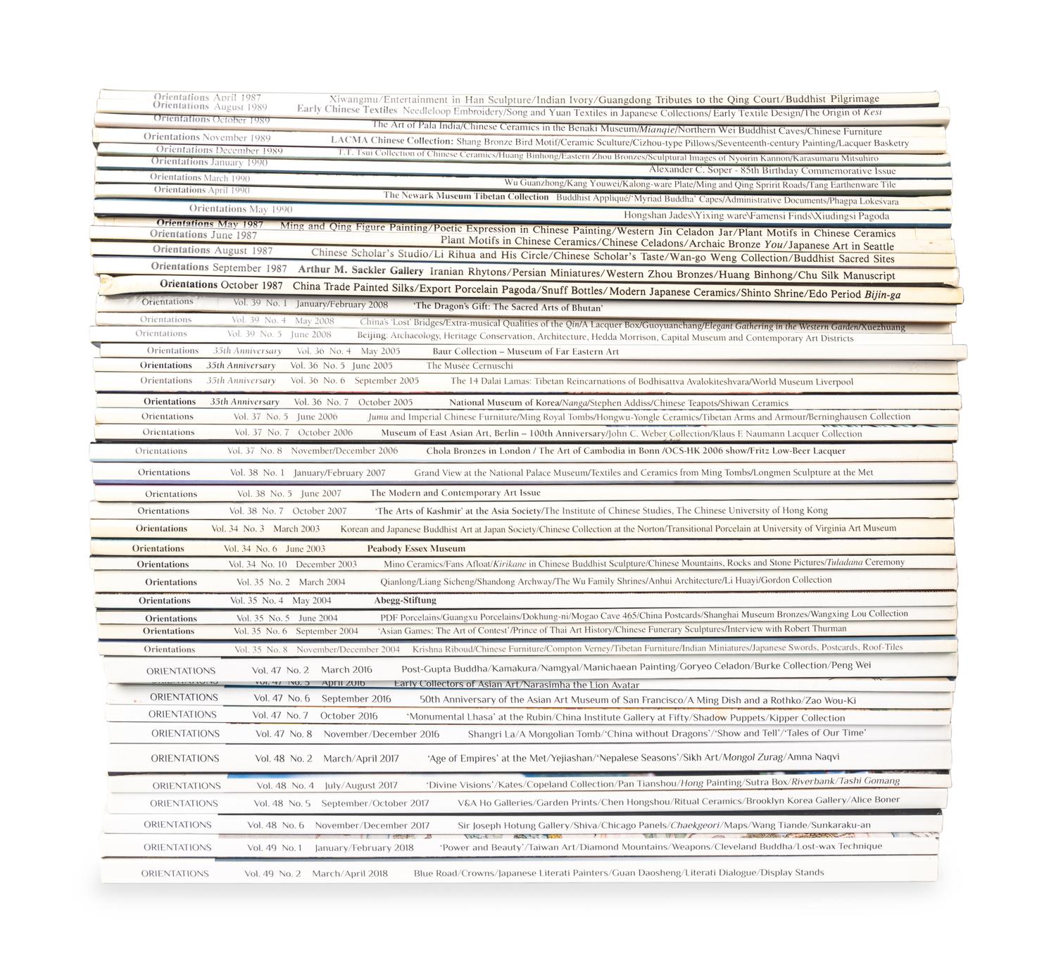 [MAGAZINES] a group of magazines about Asian Arts 中國及亞洲藝術雜志145冊