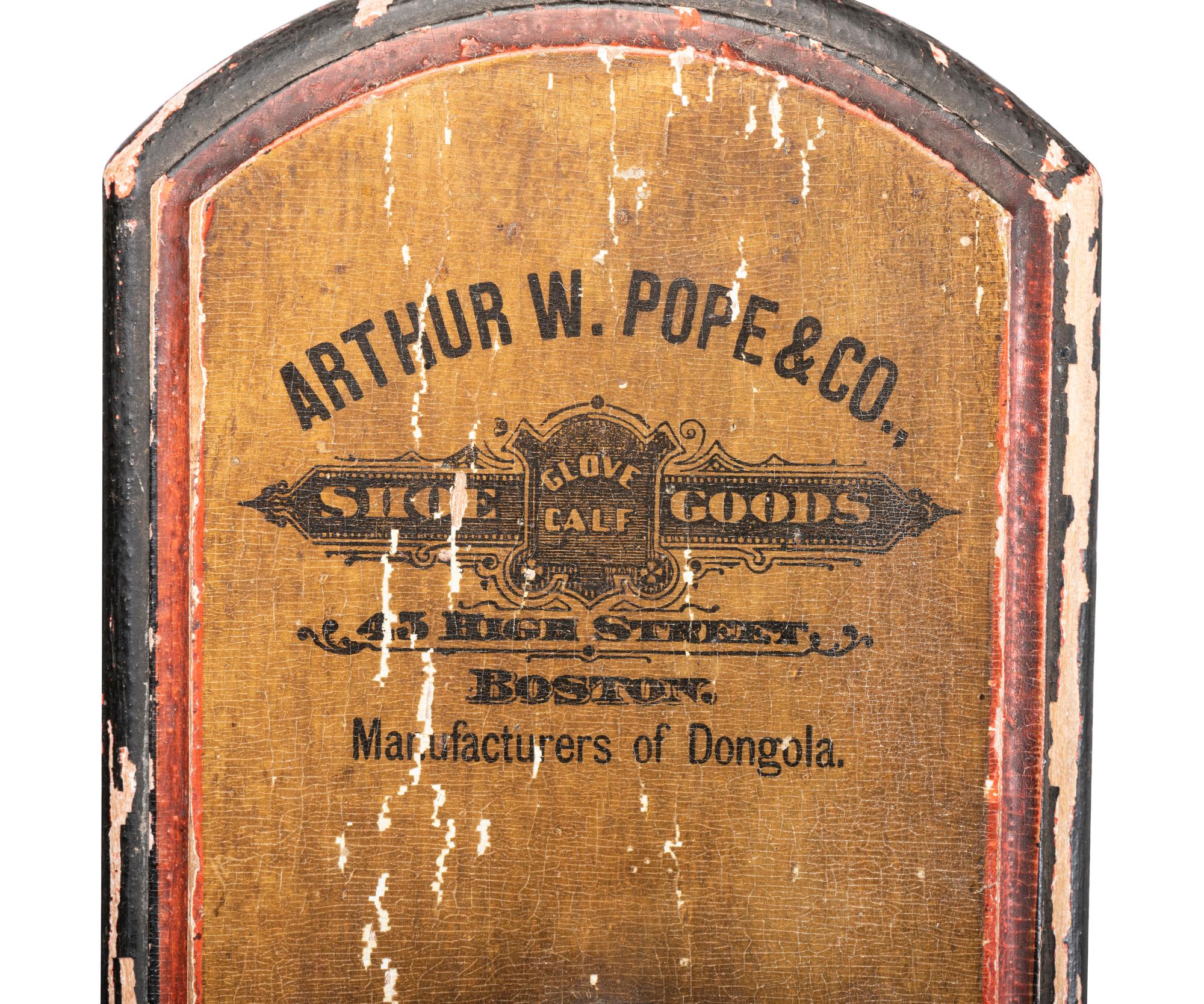An Arthur W. Pope & Co. Advertising Thermometer