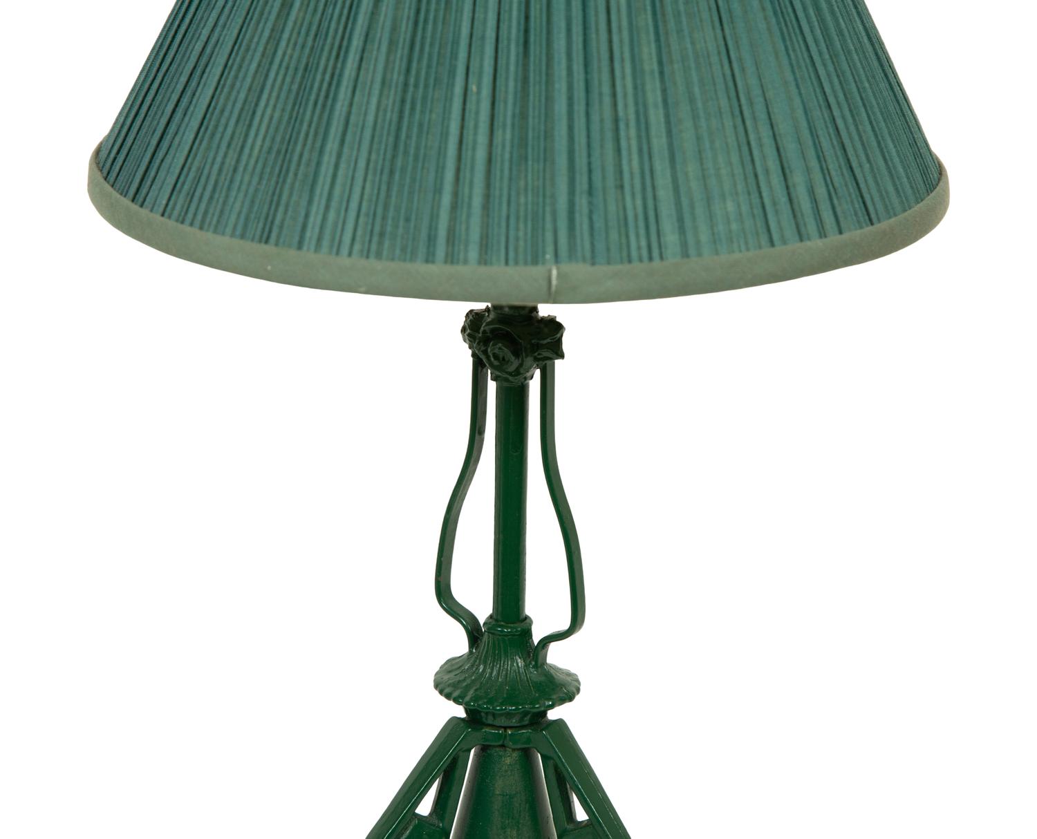 A Pair of Art Deco Cast Iron Table Lamps