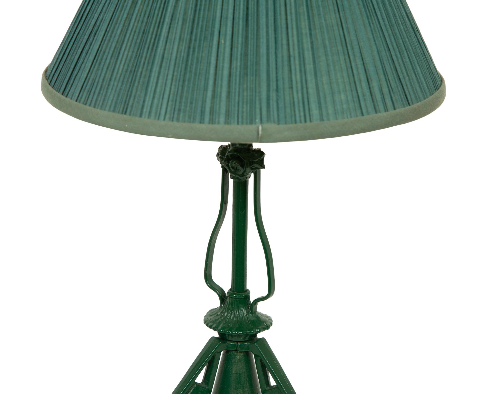 A Pair of Art Deco Cast Iron Table Lamps