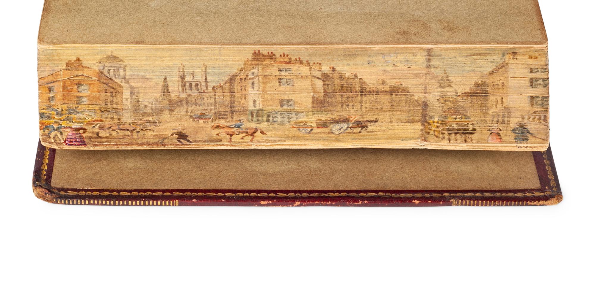 [FORE-EDGE PAINTING] -- A Group of 4 works in 5 volumes regarding Courtly Love and Victorian Medievalism concealing fore-edge paintings, comprising: